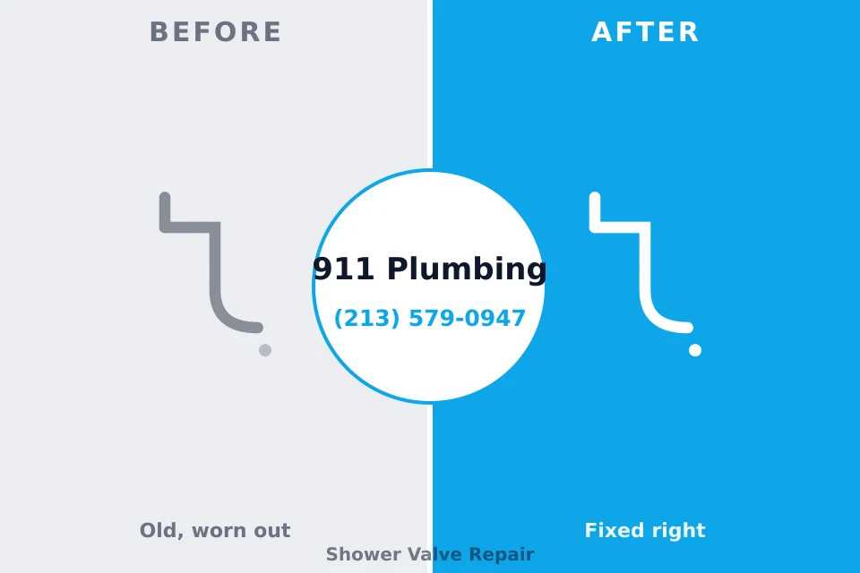 Before and after: plumbing repair Saugerties South, NY